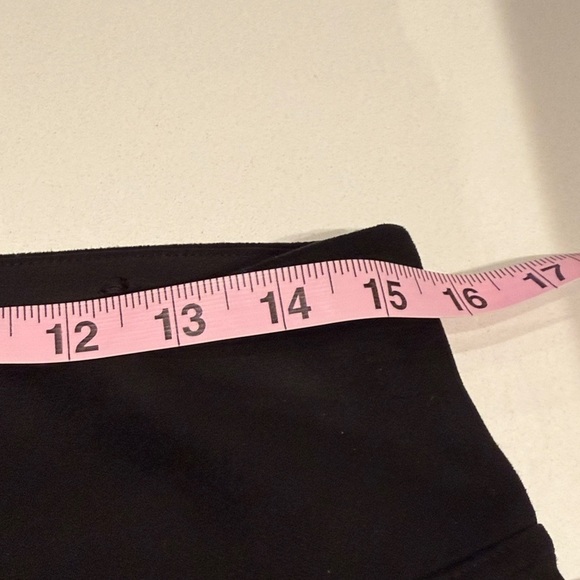 Andrew Marc Faux Suede High Waisted Ankle Pants, Black, Size M - Picture 8 of 12